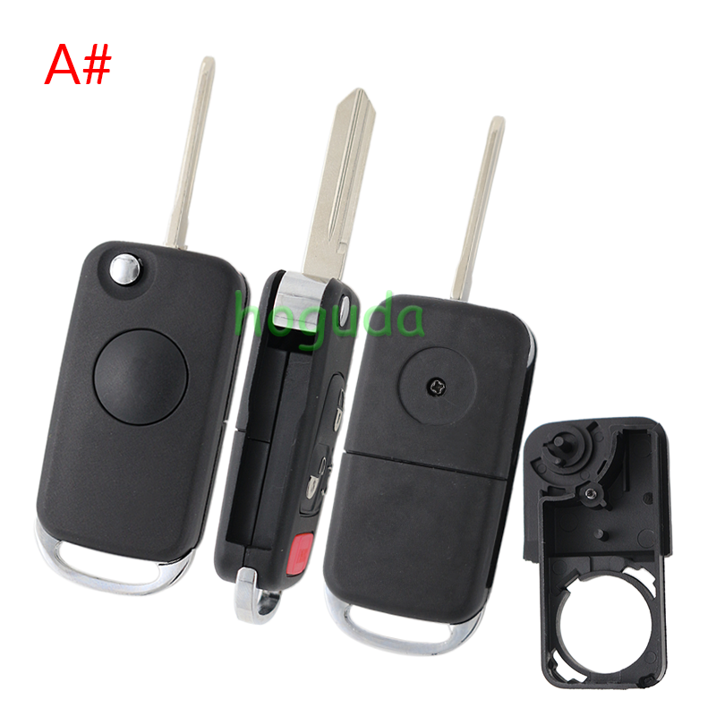 For Benz 1/2/2+1/3/3+1 button modified remote key shell