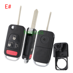 For Benz 1/2/2+1/3/3+1 button modified remote key shell