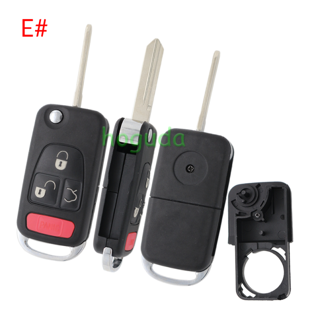 For Benz 1/2/2+1/3/3+1 button modified remote key shell