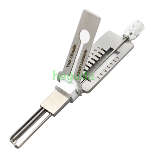 Lishi Tool Yale Dimple SS328 2 in 1 lock pick lishi style lock pick  2 in 1 tool