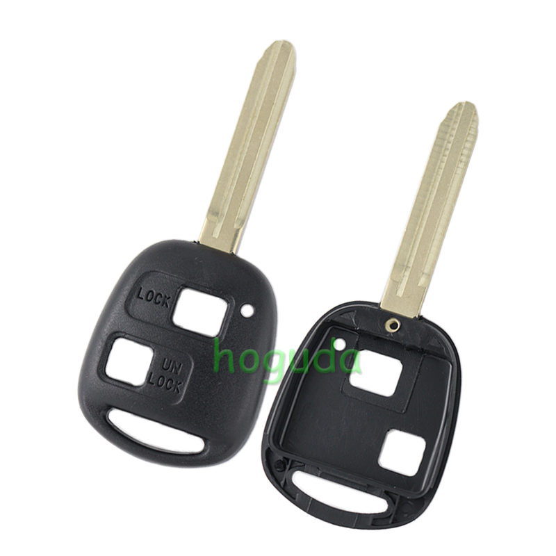 For Toyota 2 button remote key blank