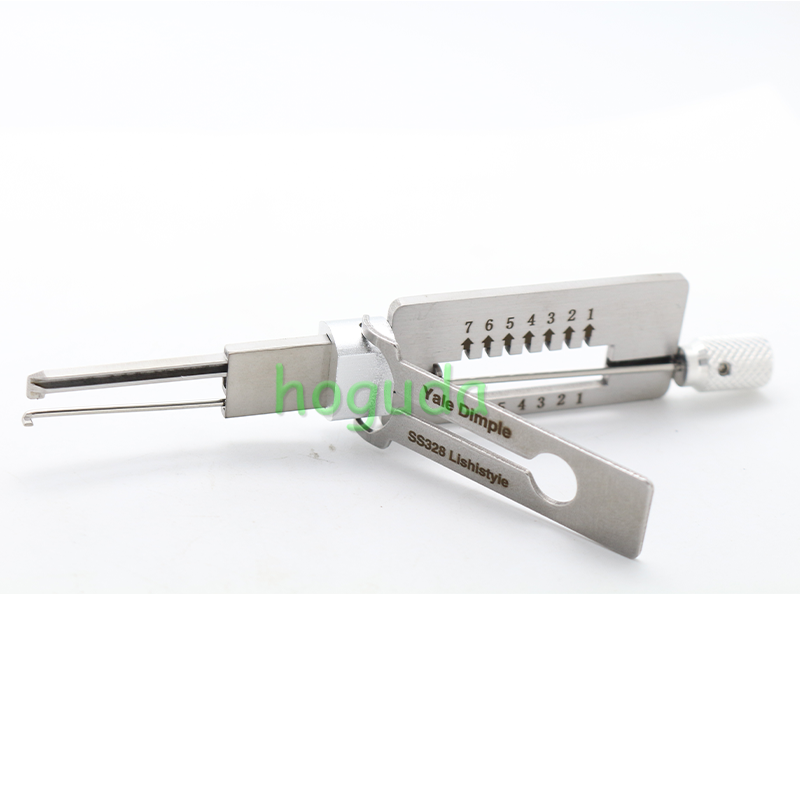Lishi Tool Yale Dimple SS328 2 in 1 lock pick lishi style lock pick  2 in 1 tool