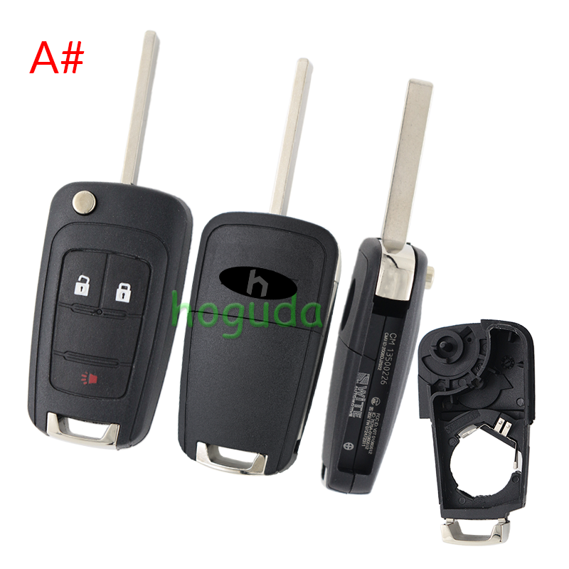For Chevrolet 2+1/3/3+1 buttons remote key blank