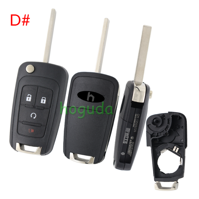 For Chevrolet 2+1/3/3+1 buttons remote key blank