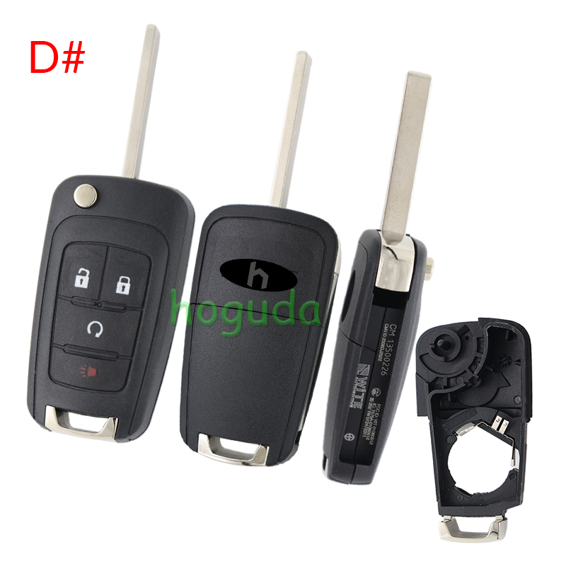 For Chevrolet 2+1/3/3+1 buttons remote key blank
