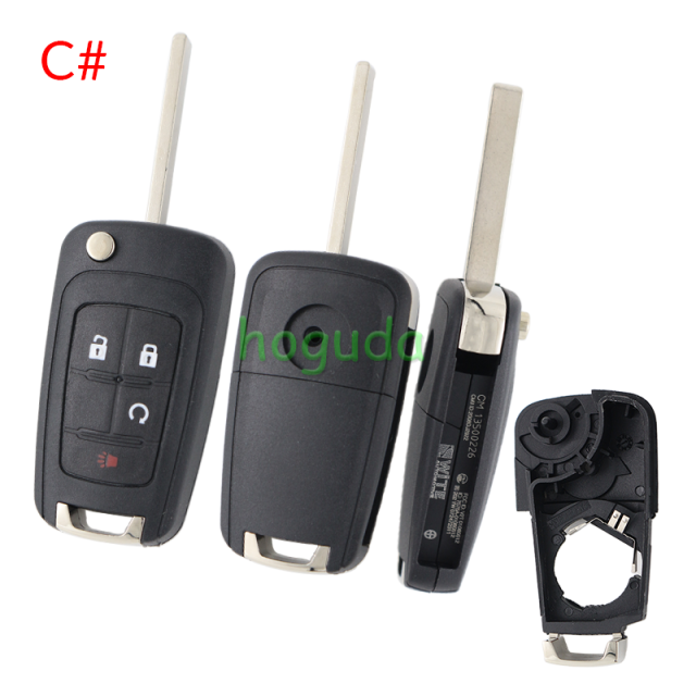 For Chevrolet 2+1/3/3+1 buttons remote key blank