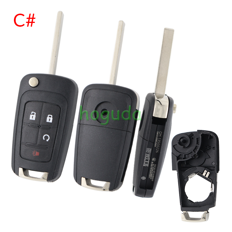 For Chevrolet 2+1/3/3+1 buttons remote key blank