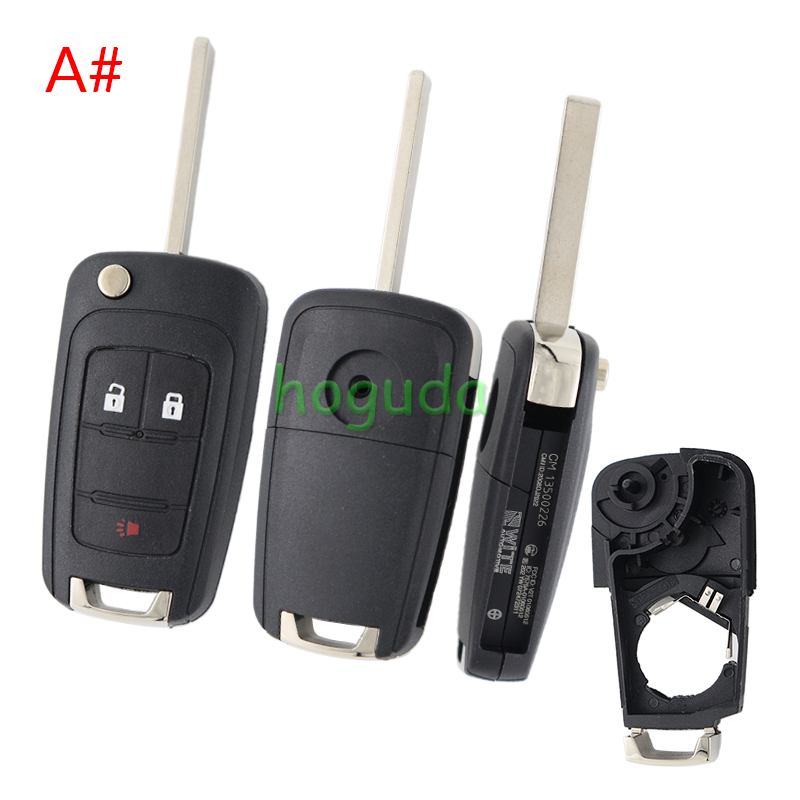 For Chevrolet 2+1/3/3+1 buttons remote key blank