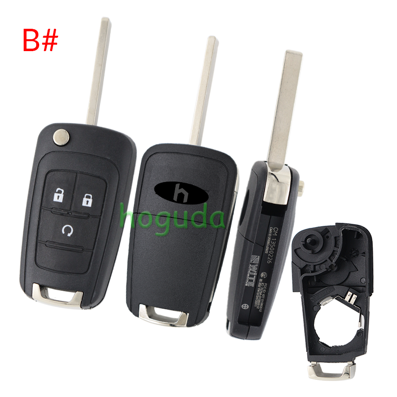 For Chevrolet 2+1/3/3+1 buttons remote key blank