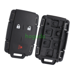 For Chevrolet black 2+1/3 +1/4+1/5+1 buttons remote key shell,the side part is white