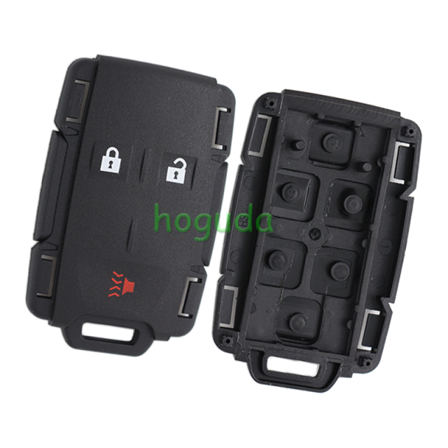 For Chevrolet black 2+1/3 +1/4+1/5+1 buttons remote key shell,the side part is white