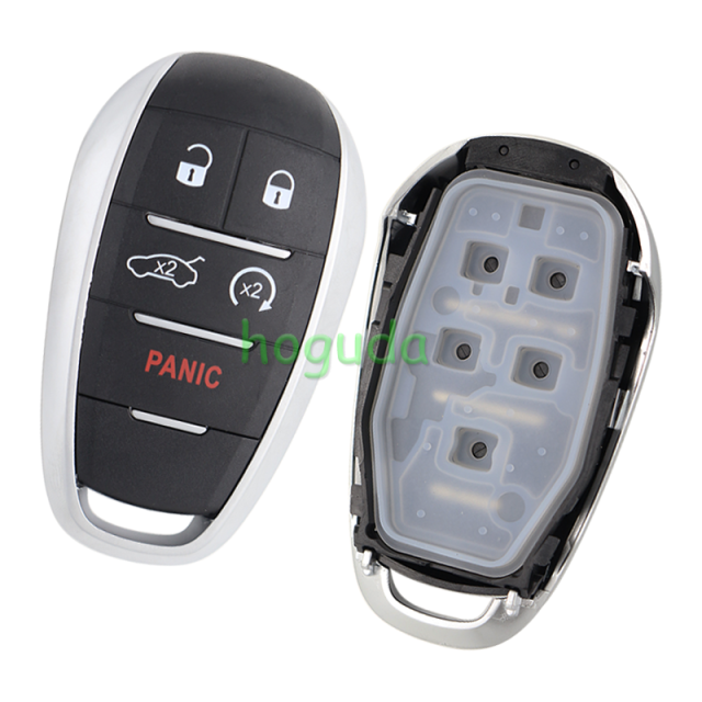 For ALFA ROMEO 5 button keyless remote key blank