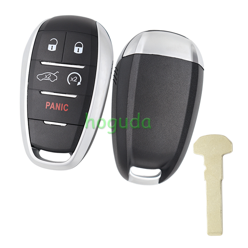 For ALFA ROMEO 5 button keyless remote key blank