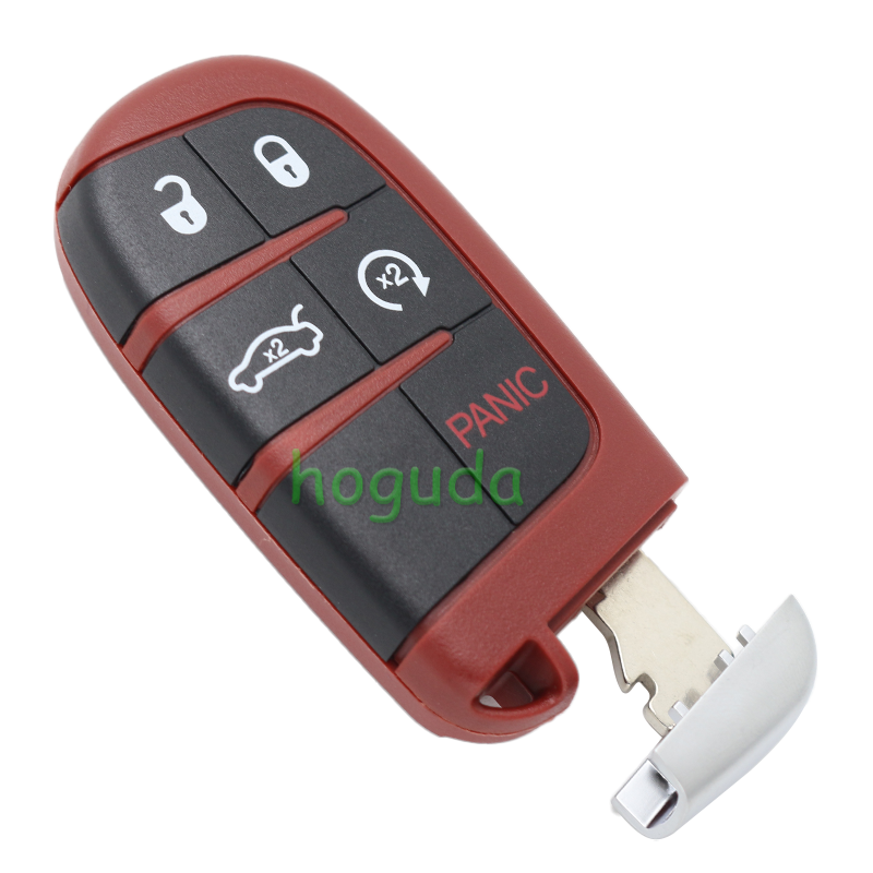 For Chrysler 4+1 button flip remote key shell