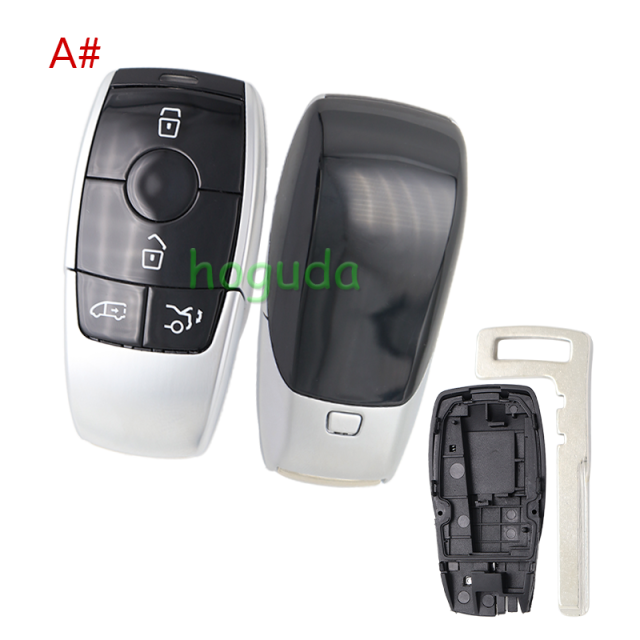 For Benz 4 Button smart Remote Car Key Shell