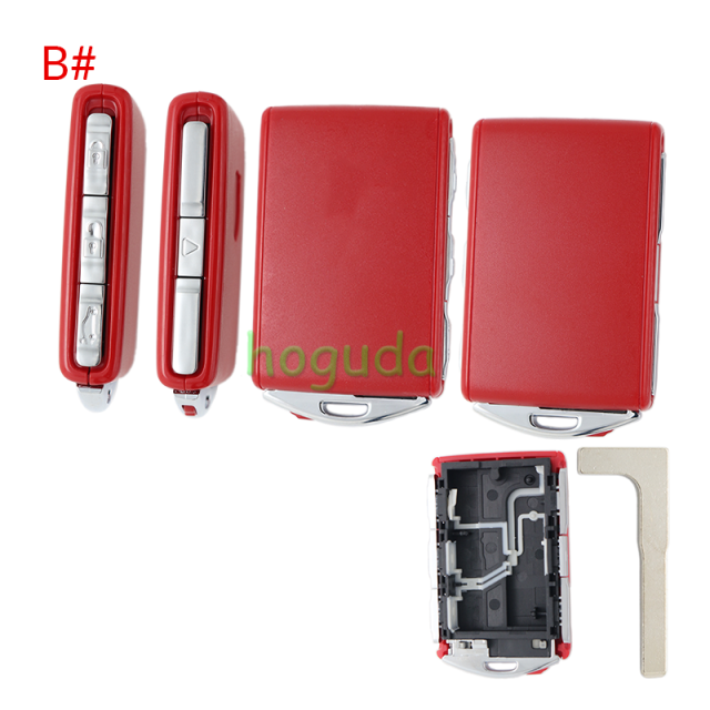 For Volvo 3+1 button smart Car Key Shell without logo ,please choose the color