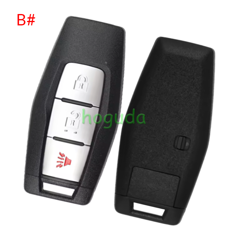 For Mitsubishi 2/2+1/3/3+1 button smart key blank with Emergency Key