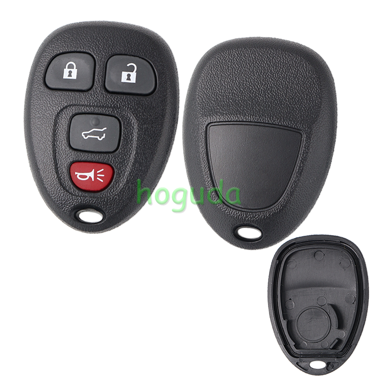 For GM 4 button remote key blank With Battery Place
