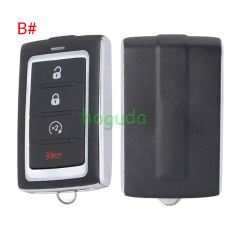 For Jeep 2+1/3+1/4+1/5+1 smart key shell
