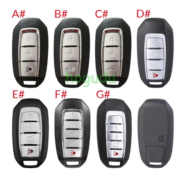 For Infinite 2+1/3/3+1/4+1 button remote key blank with smart key
