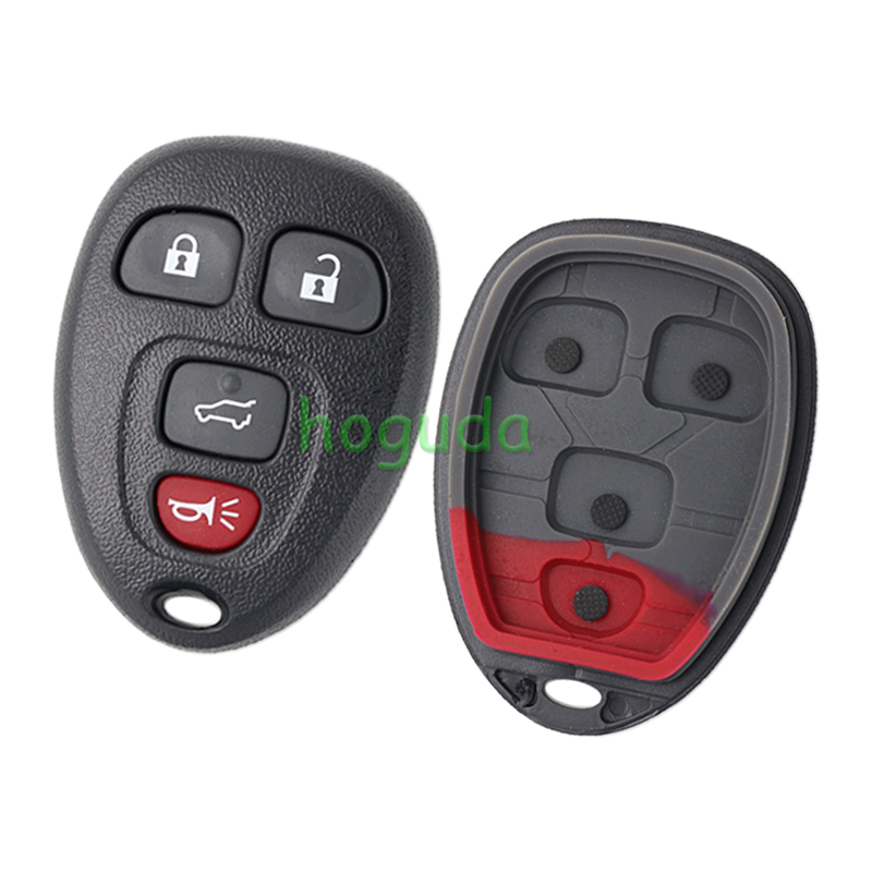 For GM 4 button remote key blank With Battery Place