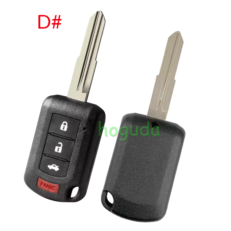 For Mitsubishi 2/2+1/3/3+1 button smart key blank