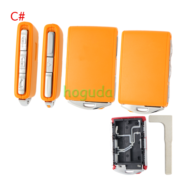 For Volvo 3+1 button smart Car Key Shell without logo ,please choose the color