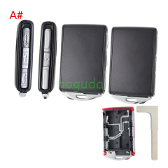 For Volvo 3+1 button smart Car Key Shell without logo ,please choose the color