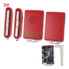 For Volvo 3+1 button smart Car Key Shell ,please choose the color