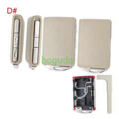 For Volvo 3+1 button smart Car Key Shell without logo ,please choose the color