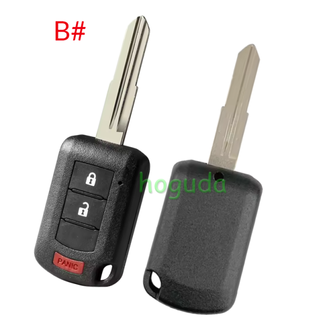 For Mitsubishi 2/2+1/3/3+1 button smart key blank