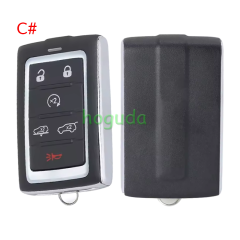 For Jeep 2+1/3+1/4+1/5+1 smart key shell