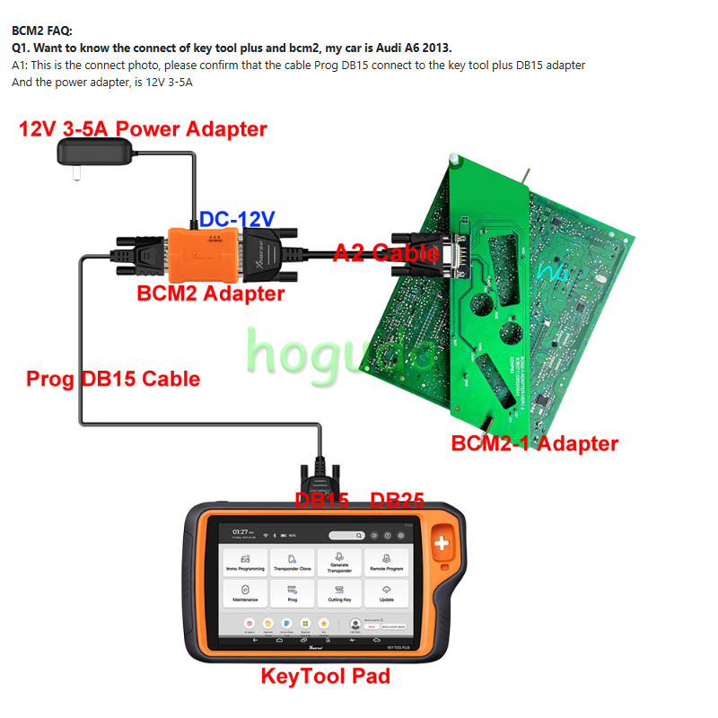 Xhorse New BCM2 XDNPA2 for Audi Solder-Free Adapters For Key Tool PLUS/VVDI Multi-Prog Support fifth generation anti-theft systems such as A4L/A5/Q5/A6L/A7/A8 Support read/write PFLASH+DFFLASH without disassembly Package List: 1pc*Xhorse BCM2 Solder-free