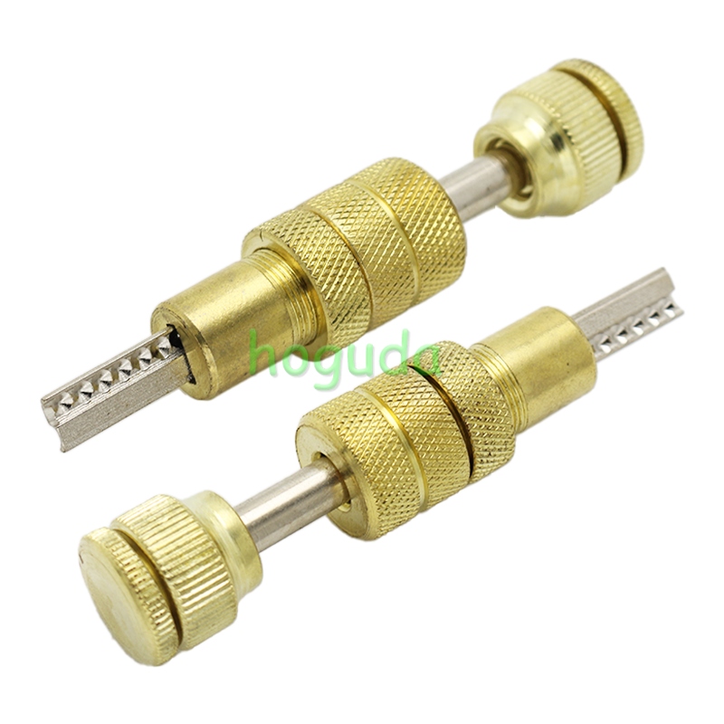 GOSO Two-Row Semi Circle Keyway 11 Pins Dimple A.B KABA Locksmith Toolkit Tools Spring Loaded Bump Lock Tools