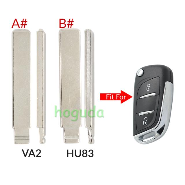 For Peugeot Citroen key blade