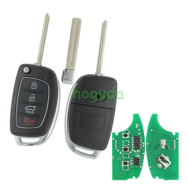 For Hyundai Tucson 3+1 button remote key with 7936 Chip 433MHz  FCCID:95430-2S700