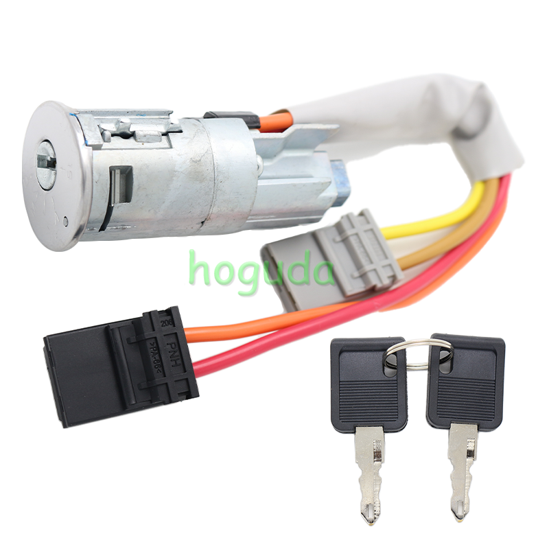 For Renault Car Ignition Switch Lock Barrel Set with Keys 7701038365