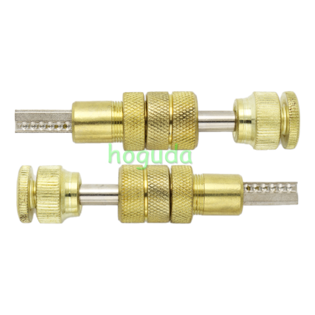 GOSO Two-Row Semi Circle Keyway 11 Pins Dimple A.B KABA Locksmith Toolkit Tools Spring Loaded Bump Lock Tools