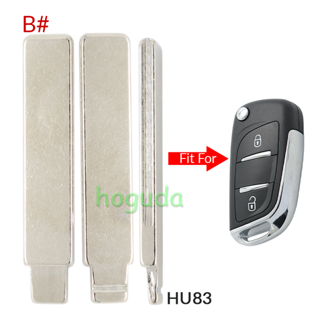 For Peugeot Citroen key blade