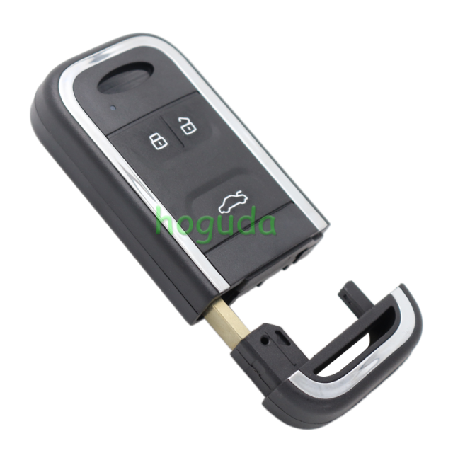 For Chery 3 button smart key shell with emergency blade