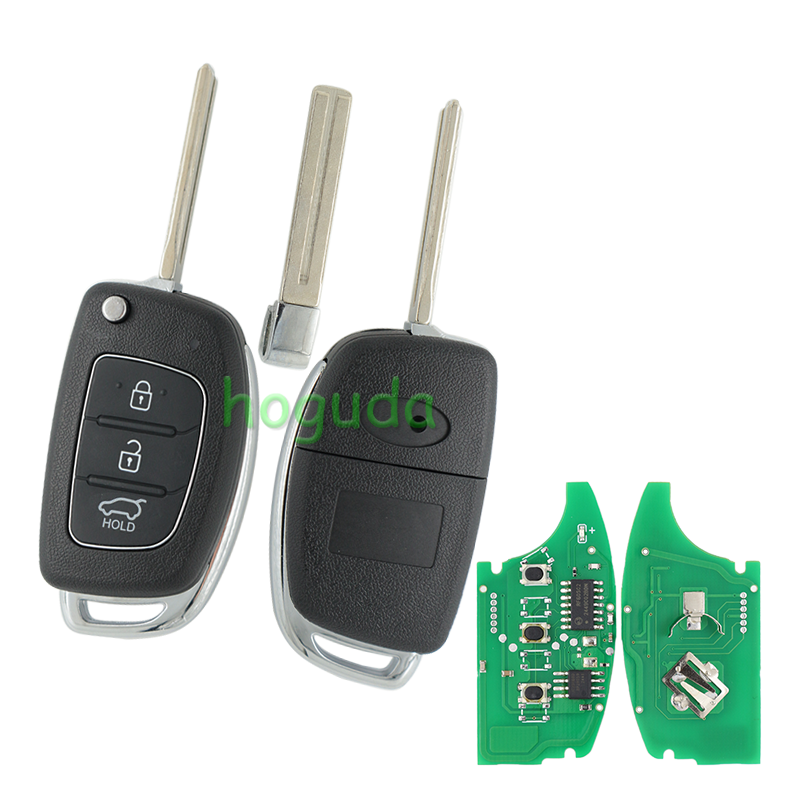 For Hyundai Tucson 3 button remote key with 4D60 chip 433MHz  FCC ID: RKE-4F22 P/N: 95430-D3110 / 95430-D3100