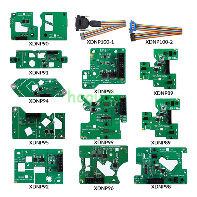 XHORSE XDNPM5GLSE MQB SA/SC/SD/D70F34XX  Solder free Adapter 11pcs/set used with KEY TOOL PLUS and MULTI-PROG.