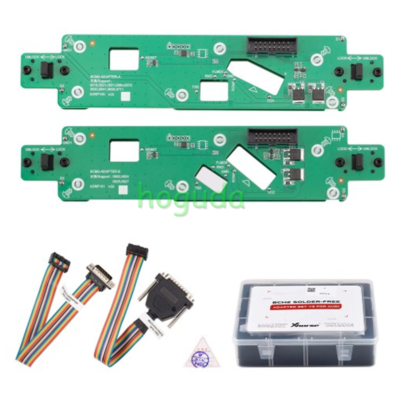 Xhorse New BCM2 XDNPA2 for Audi Solder-Free Adapters For Key Tool PLUS/VVDI Multi-Prog Support fifth generation anti-theft systems such as A4L/A5/Q5/A6L/A7/A8 Support read/write PFLASH+DFFLASH without disassembly Package List: 1pc*Xhorse BCM2 Solder-free