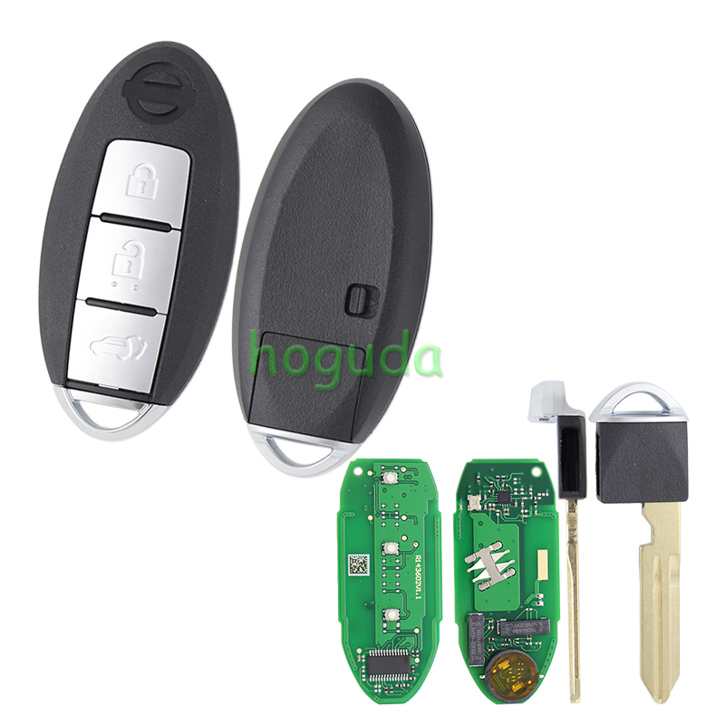 For Nissan X-Trail 3 button smart key with 4A chip 315mhz S180144103 S180144101