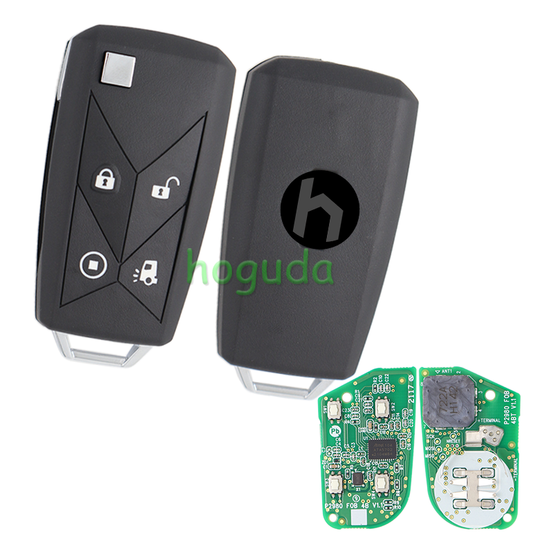 For Renault Pickup Truck Lorry Gama Seris 4 button remote key with 433.92Mhz AES 6A chip