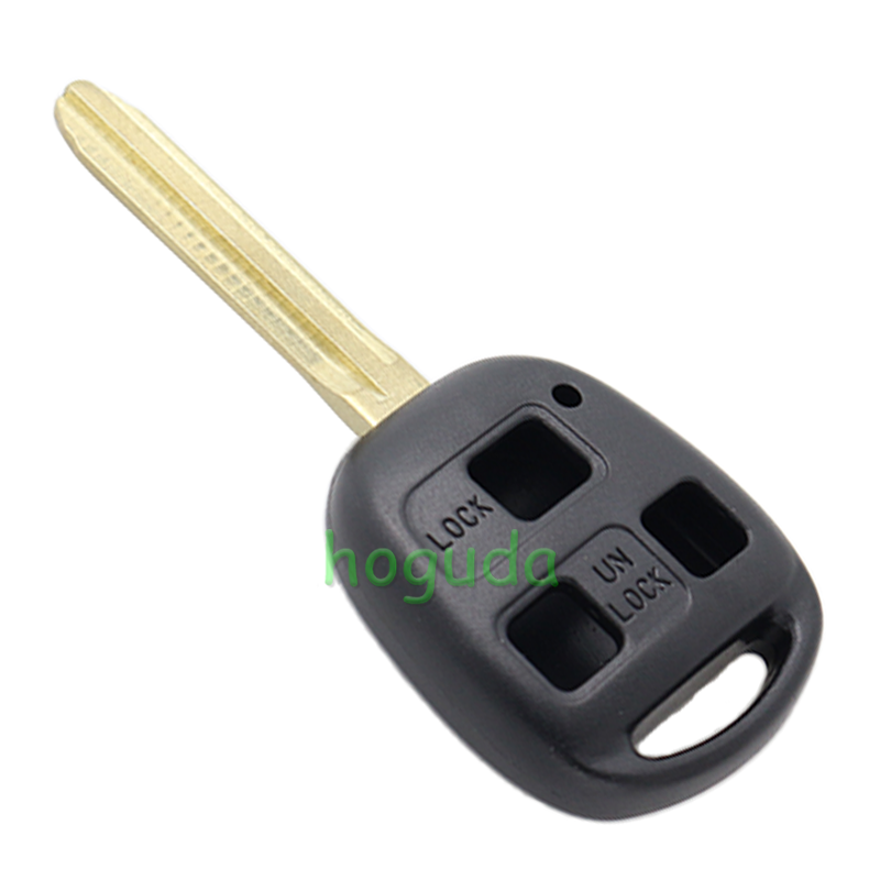 For Toyota 3 button remote key blank