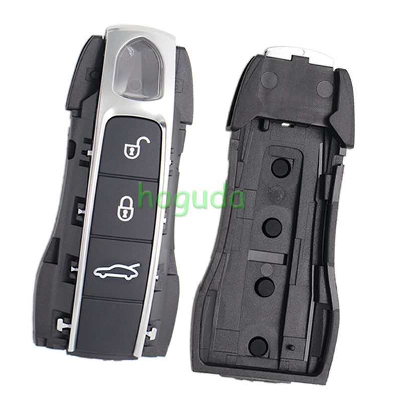 For Porsche 3+1button remote key blank with emmergency key blade