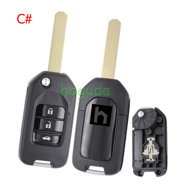 For Honda 2/2+1/3/3+1 button modified key blank
