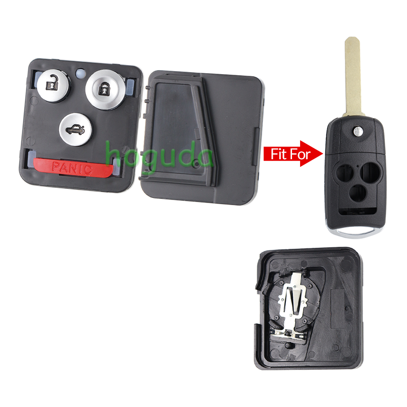 For Honda 3+1 button remote key pad