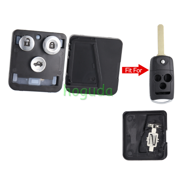 For Honda 3 button remote key pad